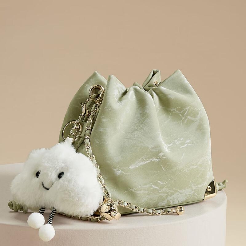 Joesne 2025 Женская модная сумка-ведро для коммьютинга через плечо