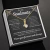 Soulmate Full Diamond Herringbone Pendant Necklace - Light Luxury Design In Gift Box for Women