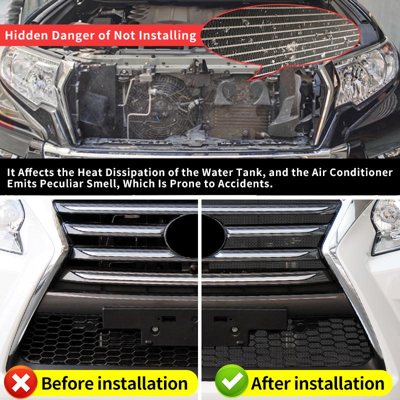 For Lexus GX460 GX400 2010-2023 Exterior Modification Accessories Front Grill Prevent Mosquitoes Sand from Entering 2021 2020