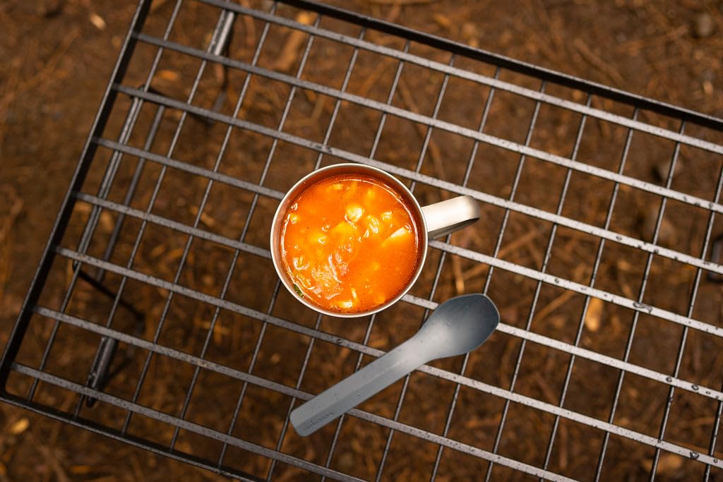 Rivers Ultralight Hiker Silver Mug, 320ml,