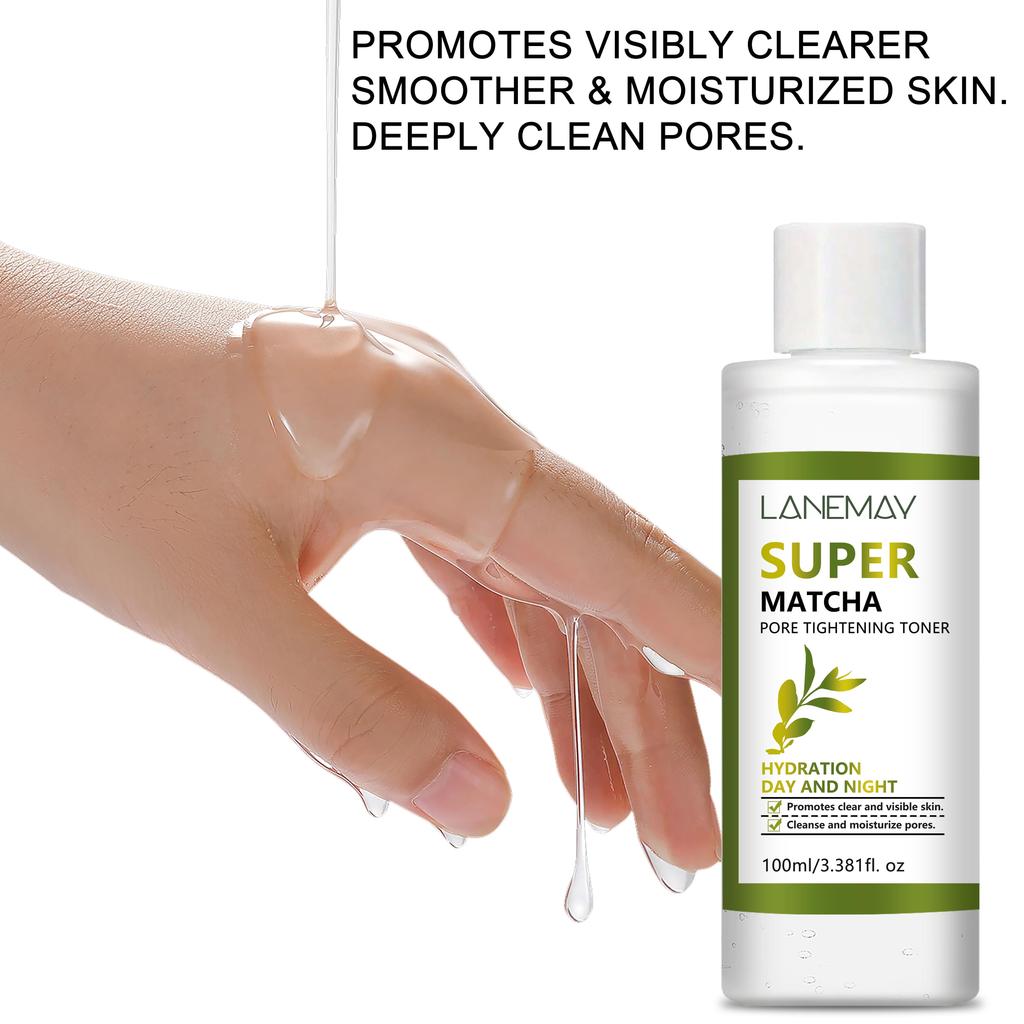 Super Matcha Pore Tightening Toner-Smoother & Moisturized Skin-Promotes  clear and visible skin,100ml