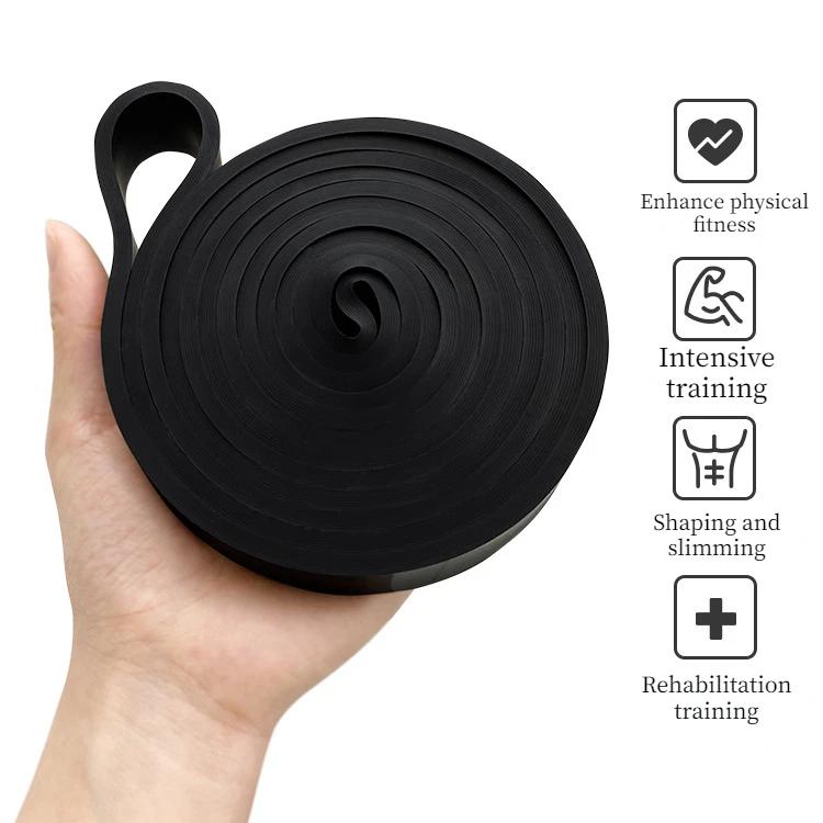 Strapazierfähiges Latex-Widerstandsband Übung Elastisches Band für Fitness Kraft Klimmzug-Unterstützungsband Training Pilates Fitnessgeräte Praktische Anwendung