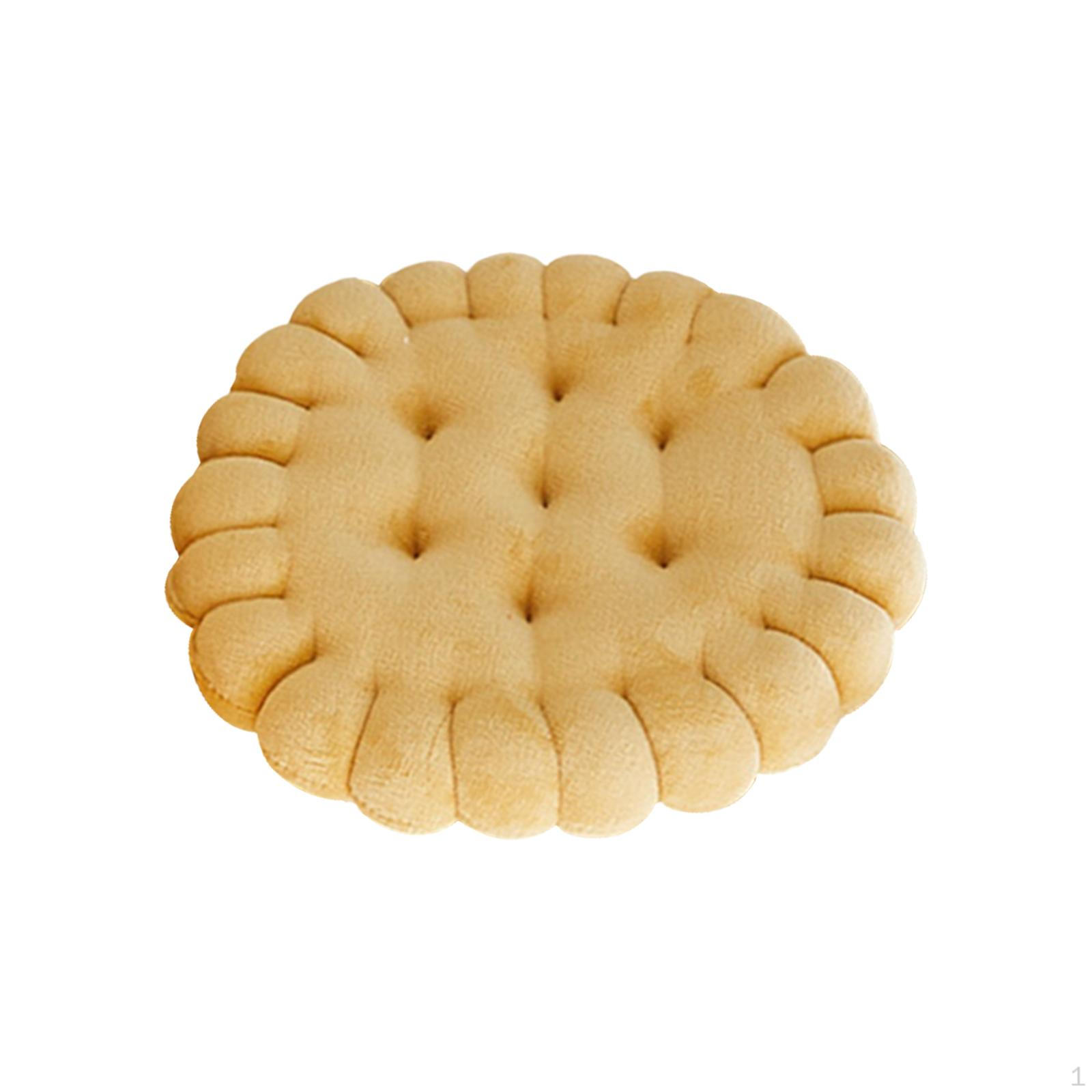 

Biscuit Floor Cushion, Comfortable Mat for Sofa and Balcony Use жёлтый