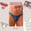 Sexy Men's Briefs Cotton Solid Color Simple Low-Rise Bikini Underwear Men's Thin Comfortable Underpants