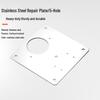 Stainless Steel Furniture Cabinet Door Hinge Reinforcement Plate
