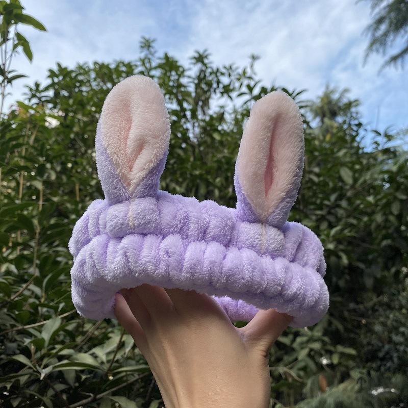 

Женские эластичные резинки для волос, держатель для волос при умывании, милые повязки на голову с бантом и ушками животных, тюрбан, модные аксессуары для волос