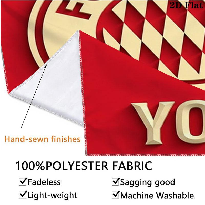 FC Bayern Munchen Custom Name Wall Tapestry Aesthetic Wall Hanging Printed Fabric Blanket Decorative Tapestries for Bedroom Living Room Home Decor