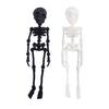 Skull Fridge Magnets with Movable Joints Halloween Poseable Skeleton Fridge Magnet Quirky Gothic Refrigerator Stickers for Kitchen Office