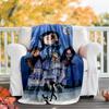 Coraline printed throw blanket—soft,warm;versatile blanket for all seasons—perfect as &air-conditioning throw,nap blanket