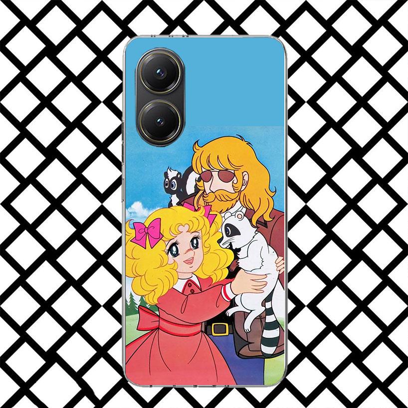 Candy 90s Anime Phone Case for Xiaomi Poco F7 Ultra X7 X6 X5 Pro X4 Gt M8 M7 Redmi 15 15C 13 13C 12 12C Soft Cover Fundas Poco F