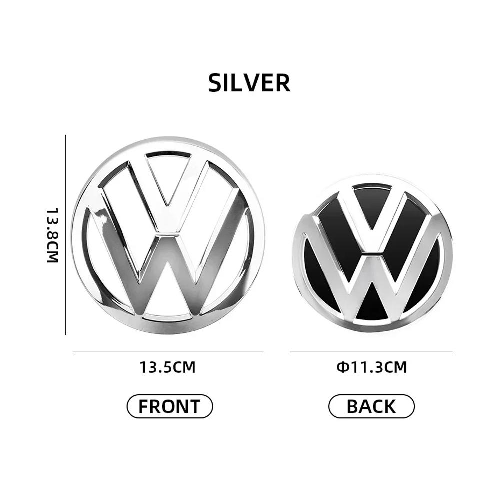

2026 Hot For VOLKSWAGEN VW Glossy Black Front Radiator Grille & Rear Trunk Lid Emblems for VW Golf 7 (2014 - 2017) - Auto Badge Golf7 14-17