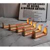 U-shaped Frame Light Base Wooden LED Display Base Pedestal Wood Night LED Light Lamp Base for Acrylic Crystal Glass