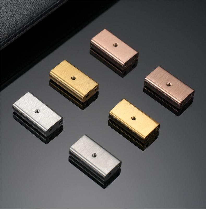 Metal interface For Patek Philippe Nautilus 5711 5712 Steel Watch Modified belt rubber Strap Steel Grain Head Grain Link Rod