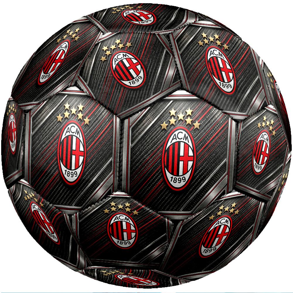 Pallone da calcio Tema AC Milan Taglia 5 Pallone da calcio Tocco Morbido Pallone da calcio per Allenamento Professionale per Sport all'Aperto