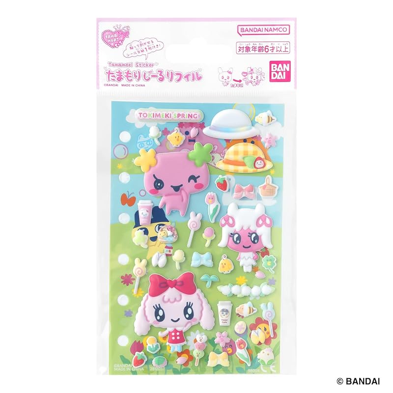 [Bandai] Tamamori Seal Refill - Exciting Spring Set (Ages 6 and Up) Tamagotchi
