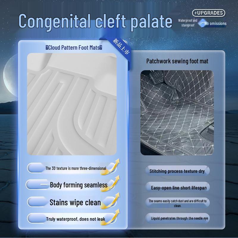 Eco-Friendly Waterproof & Dustproof Floor Mats for Zhijing L7 - Double-Layer Car Interior Accessory