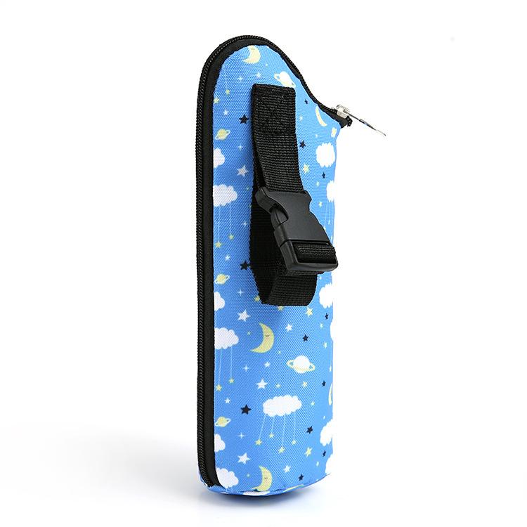 Baby Bottle Warmer Bag Portable Infant Feeding Bottle Aluminum Foil Insulation Stroller Hanging Bag Insulated Bottle Holder