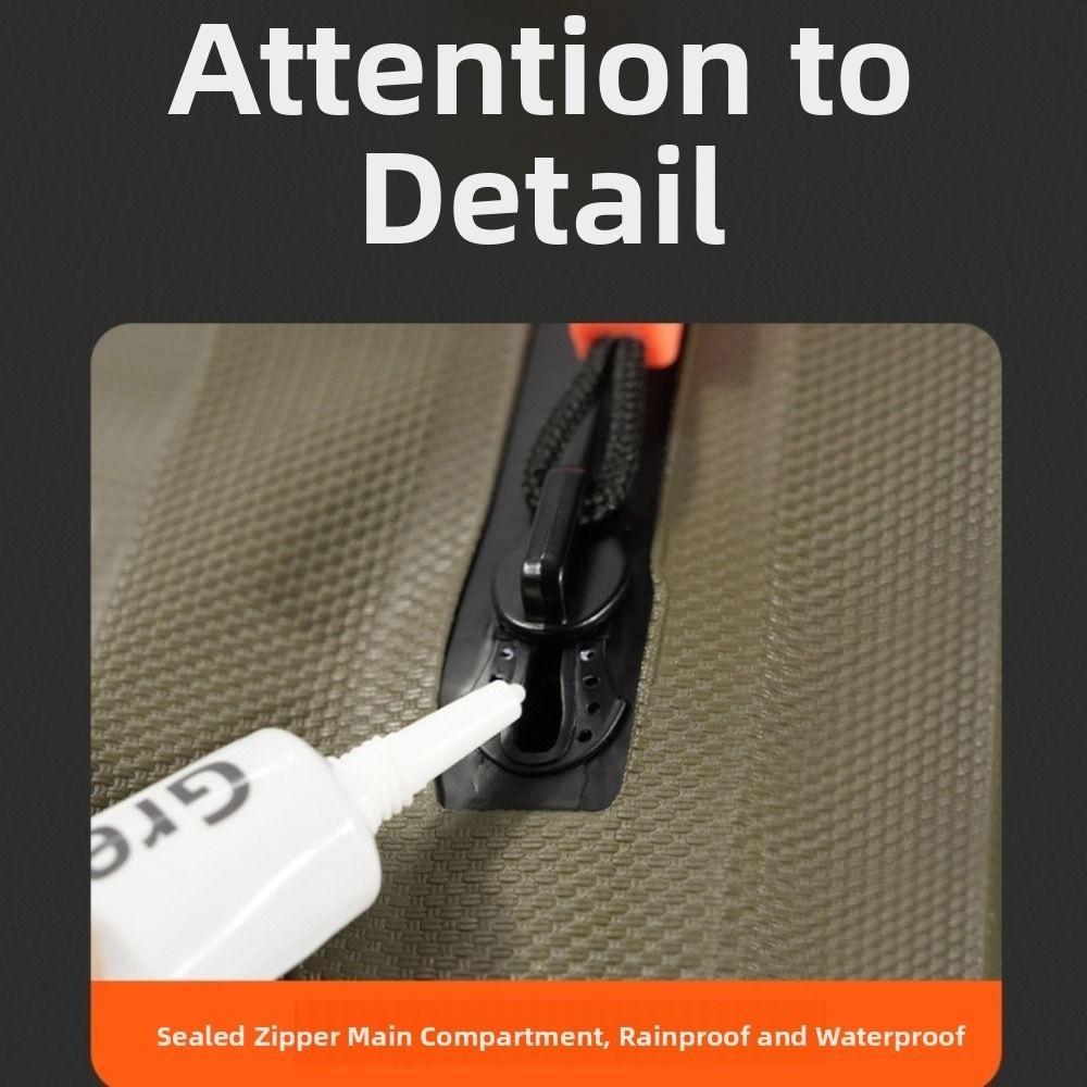 Angeltasche mit großer Kapazität, wasserdichte Schultertasche für Angelausrüstung, Angelzubehör