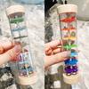 Wooden Alf Rain Sound Tube, Early Education Sensory Stimulation Toy, Simulated Rain Sound, Sand Timer, Baby Soothing Grasping Toy