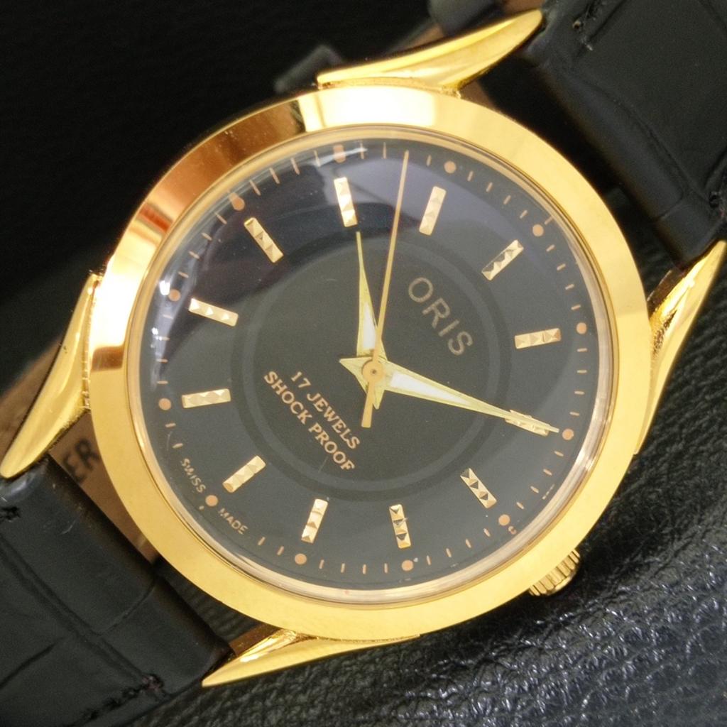 

ОТРЕСТАВРИРОВАННЫЕ ВИНТАЖНЫЕ ШВЕЙЦАРСКИЕ МУЖСКИЕ ЧАСЫ С РУЧНЫМ ЗАВОДОМ, ЧЕРНЫЙ ЦИФЕРБЛАТ a438516-2 R131a-a438516