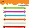 Halloween Stretchy Strings Pumpkin Ghost Witch Bracelet Fidget Toys Stress Relief Sensory Toys for Kids Halloween Party Favors