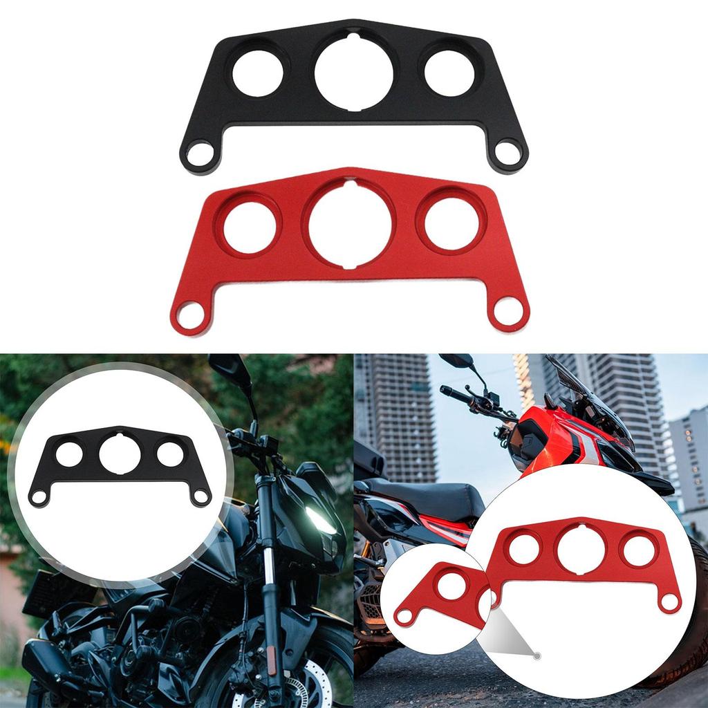 Motorcycle Key Switch Indicator Light Installation Bracket Durable Aluminum Alloy for Honda TRX 450R Pro Taper
