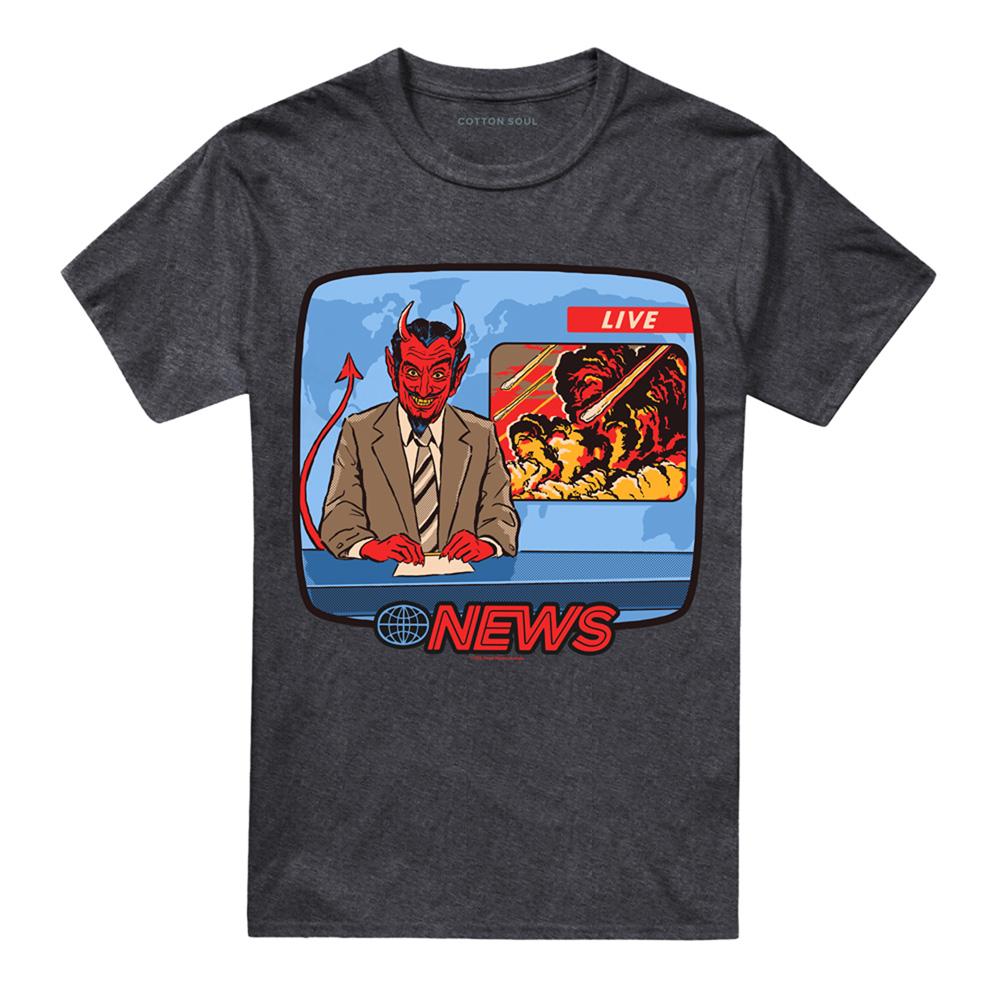 Steven Rhodes Unisex Adult Breaking News T-Shirt