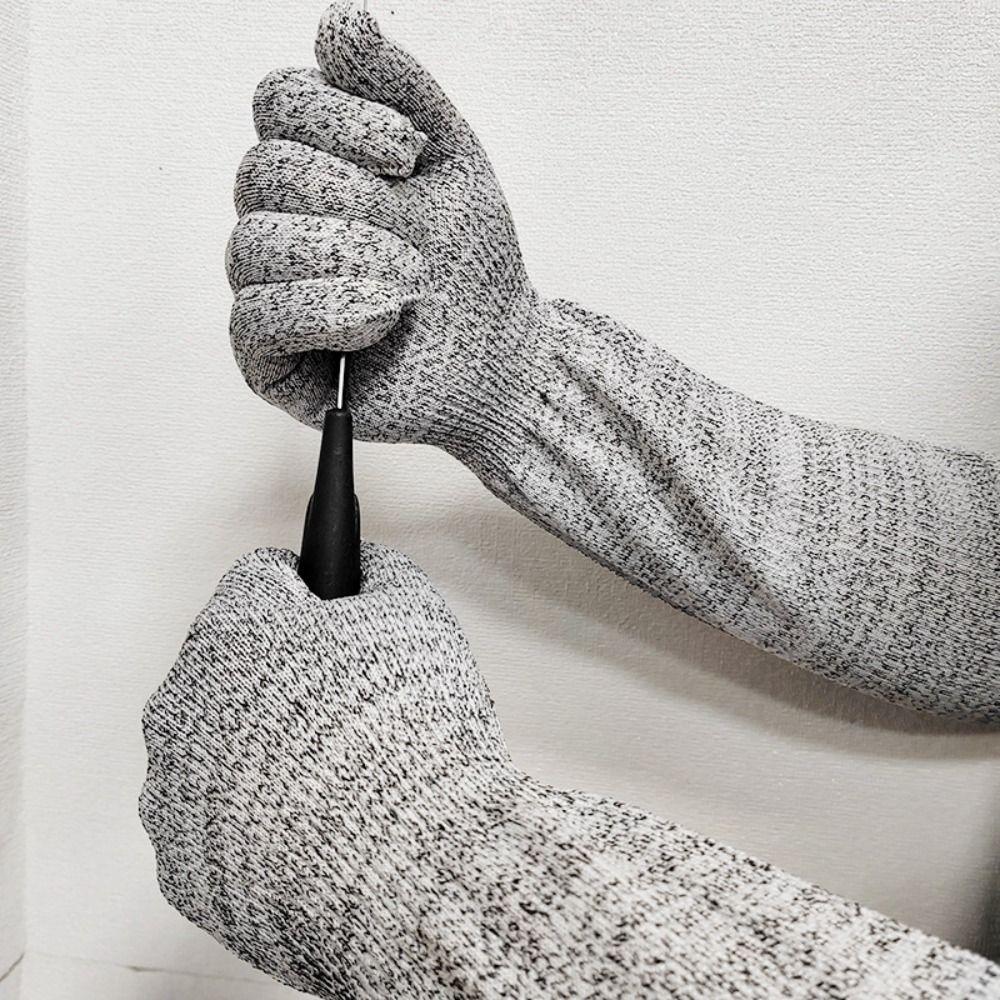 Cut Resistant Arm Sleeve Lengthened Protective Glove Professional Work Gloves  Industry