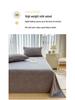 Cozy Flannel Velvet Bed Sheet - Thick, Soft, Solid Color for Autumn/Winter