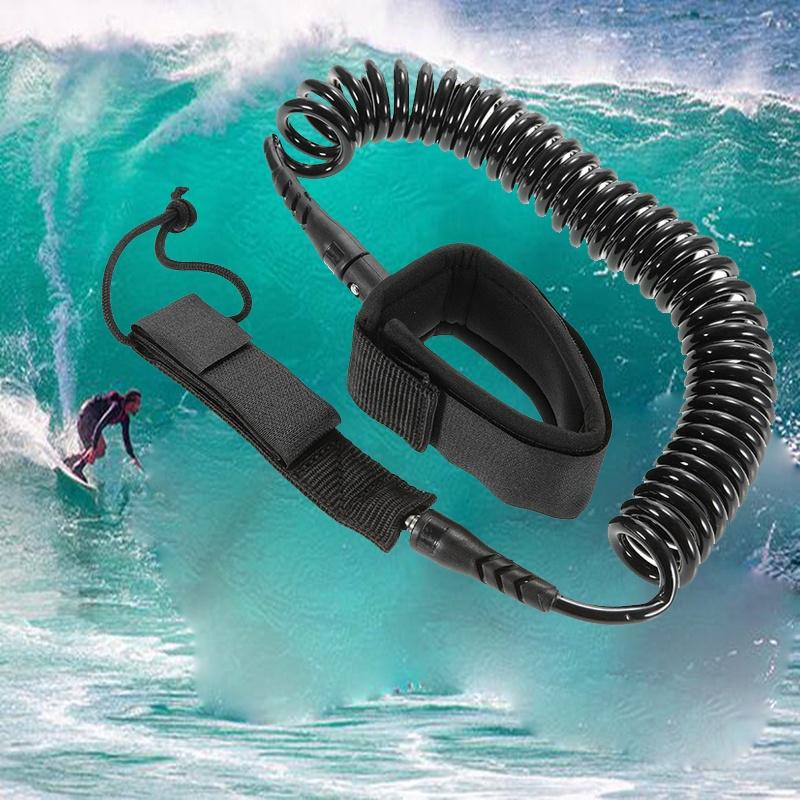 Buy 12 Feet Surfboard Leash Surfing Foot Leash Rope Stand Up Paddle