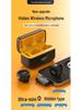 H28 Wireless Lavalier Microphone with AI Noise Reduction for Outdoor Live Broadcasts and Recording
