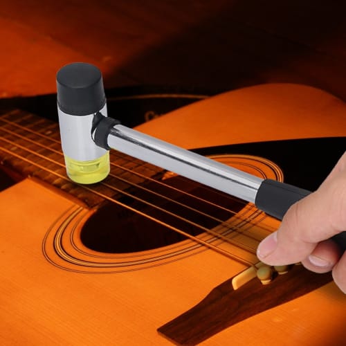 Fret Hammer Tool for Guitars and Stringed Instruments, Portable and Lightweight for Long-Term Use, Adjustable Tone