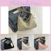 Spacious Casual Shoulder Bag For Women 2024 Trendy Solid Color Tote Style With Zipper Closure