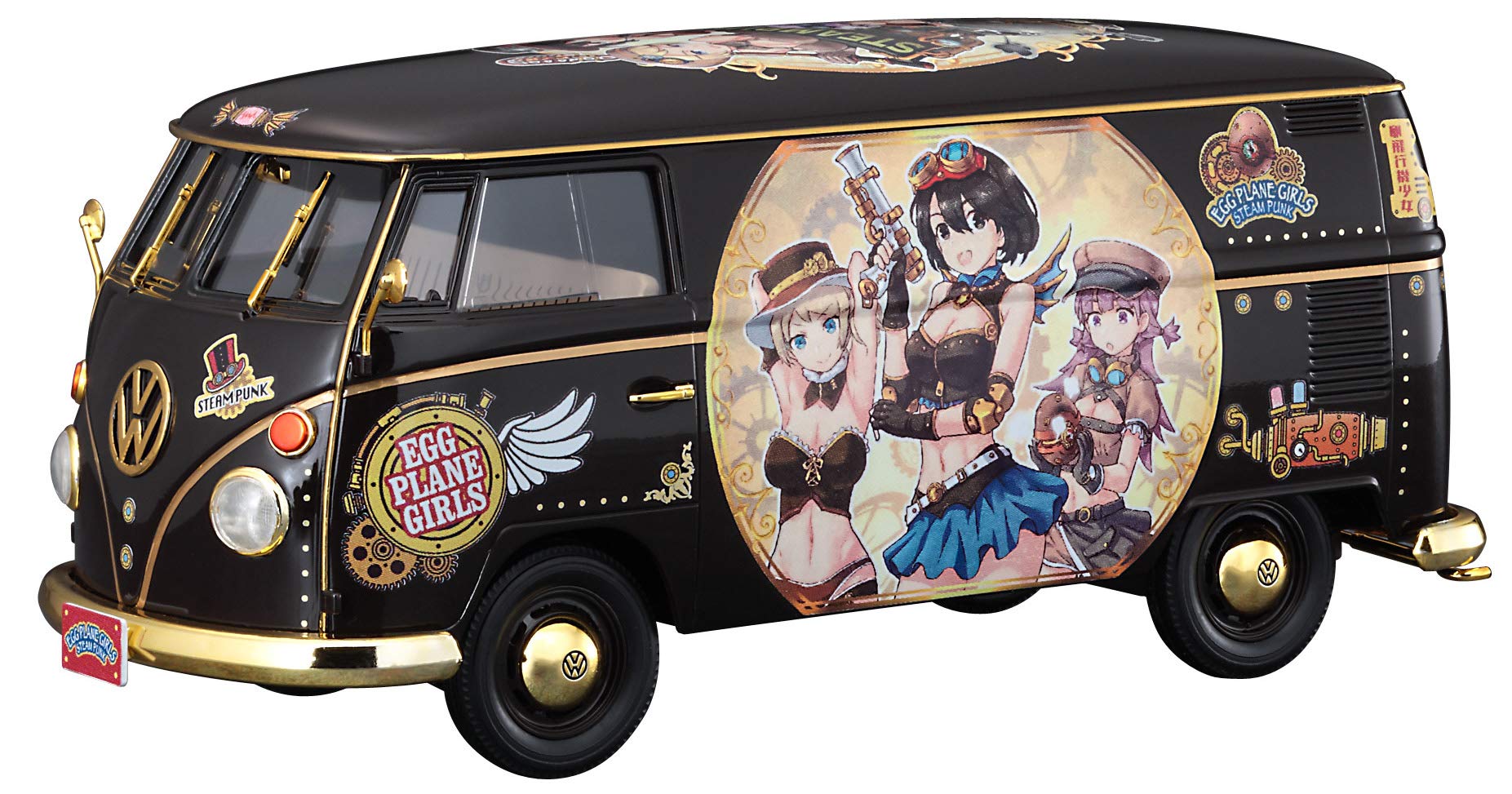 

Hasegawa Volkswagen Type 2 Delivery Van Egg Girls Стимпанк Пластиковая модель SP440 1/24