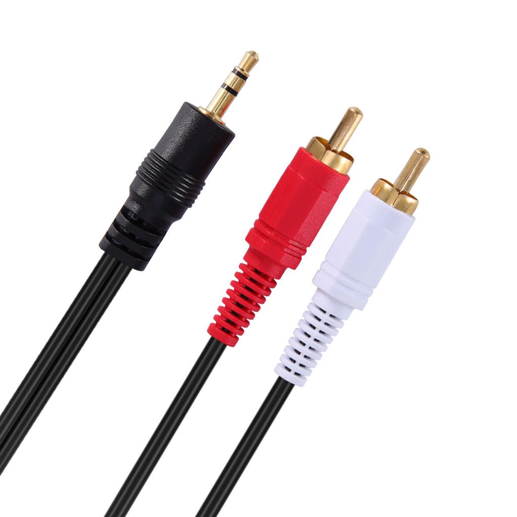 3.5mm to RCA Cable 2RCA to AUX Cord 2-RCA to 3.5mm Adapter Stereo Audio Y-Cable