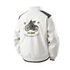 Mens Oversized Embroidered Biker Jacket Hooded Loose Fit Faux Leather Streetwear Coat Size M-8XL