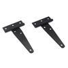 Heavy Duty T Hinges for Wood Door Wrought Iron Gate Hardware Rustproof T Hinges Set Simple Installs for Barns & Sheds
