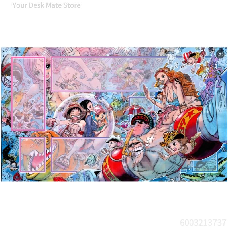 Anime One Piece OPCG DIY GAME Card PlayMat Comic Book Series Luffy Nami Ace Sabo Hobby Collection Toys
