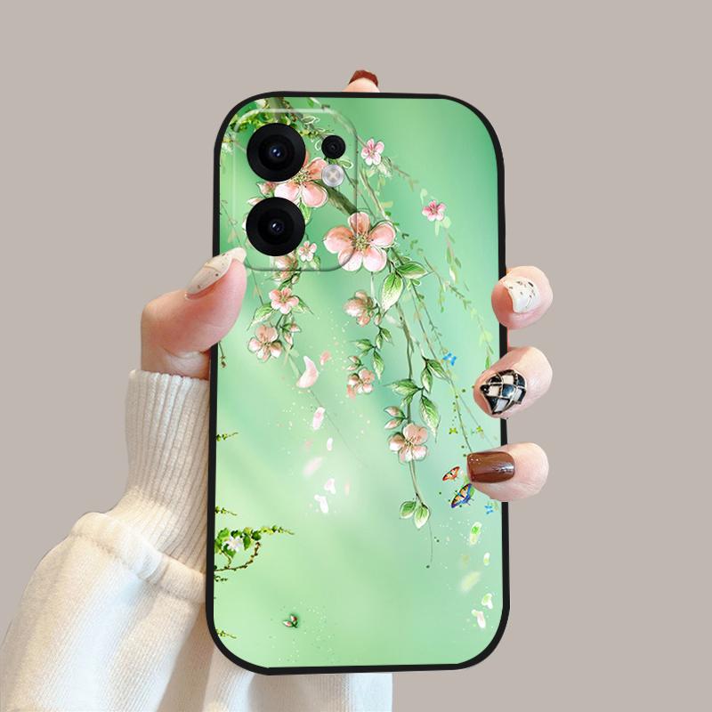 Cartoon Case For Oppo Reno13 F Shockproof Soft Silicone TPU Phone Cover For Oppo Reno 13 F 13F 4G 5G Coque Reno13F Fundas Capa