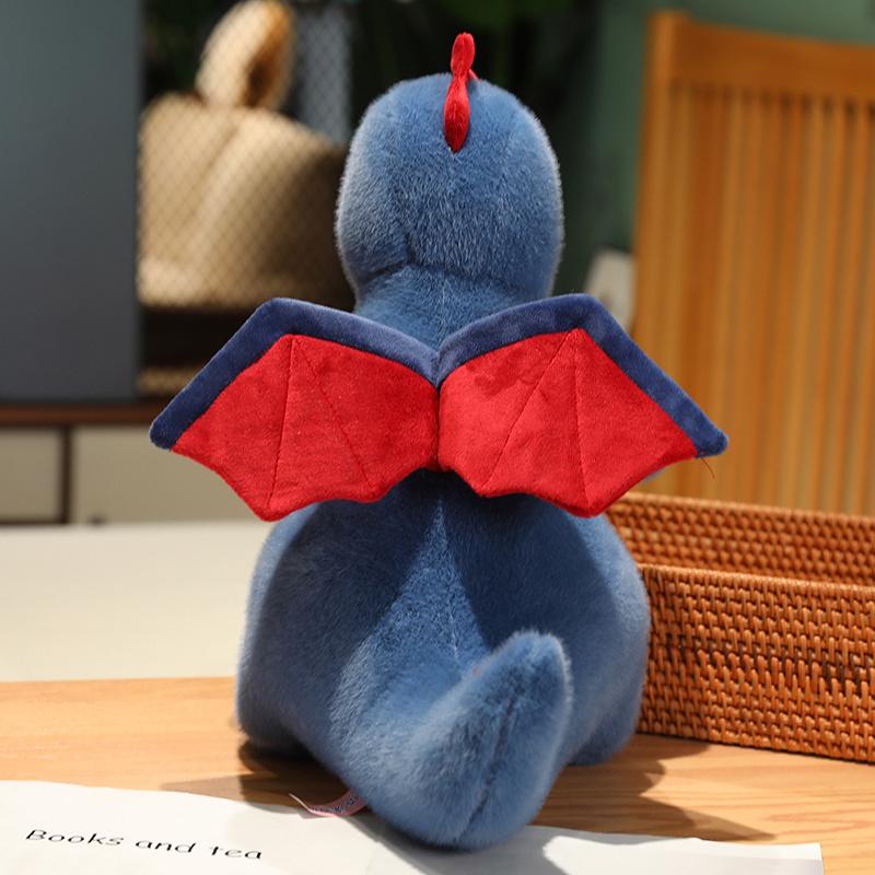 Dinosaur Theme Gentle Plush Toy Pterosaur Stuffed Animal Featuring Wings Dragon Dolls Joyful Children Roar Birth Date Celebration Decor Designed For