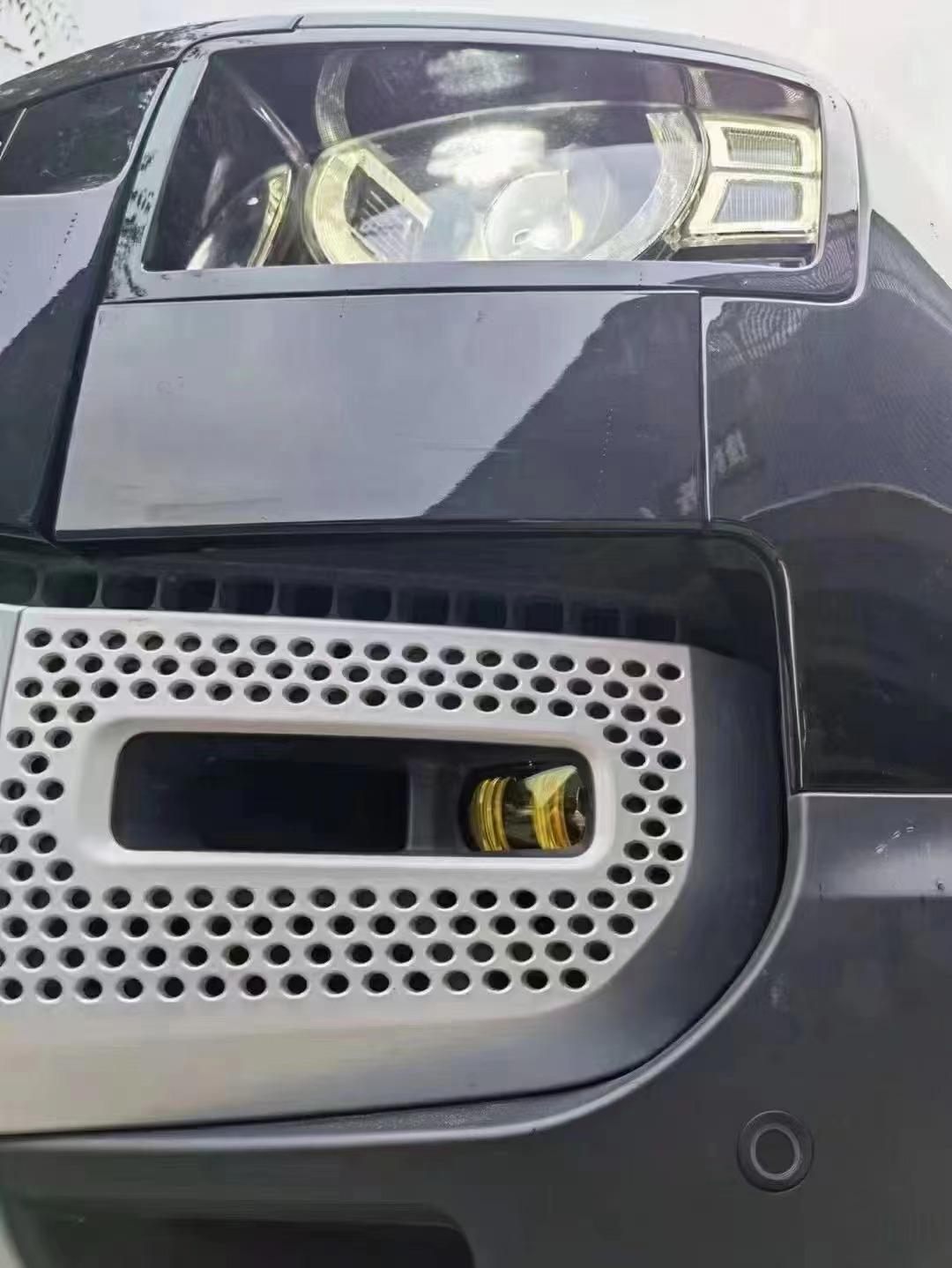 

2020-2023 Land Rover Defender Golden Eye Решетка переднего бампера Светодиодная противотуманная фара в сборе Left-Hand Drive