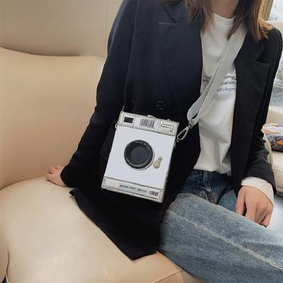 Fashion Pu Leather Shoulder Bag Strap Bag Style Case Camera Design Cute Small Chain Crossbody Bag Women Small Vintage Purse