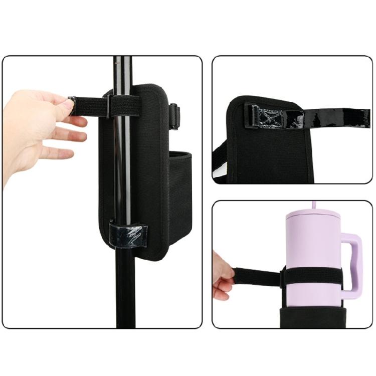 Nonslip Microphone Stand Beverage Holder Bracket Support Easy To Install For Singers & Drummers Convenient Drink Access