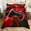 Erosebridal Kids Camping Bedding Set Twin Size Happy Camping Comforter Cover for Boys Girls Western Rustic Farmhouse Style Duvet Cover Vinta