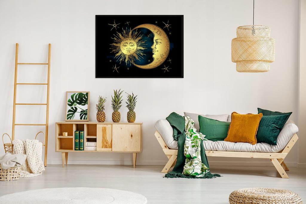 Poster picture In a frame 43x33 cm Day and Night P1198
