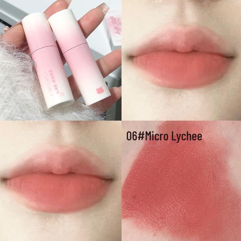 SUSU SKY Balloon Kitten Velvet Matte Lip Mud: Silky, Non-Drying, Complexion-Enhancing Formula.