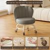 Children's Rotating Stool with Backrest and Silent Wheels