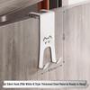 Baizi'en W46 Over-Door Hook Organizer Rack - 6-Pack
