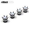 Crown Tire Valve Stem Caps, Heavy-Duty Handmade Crystal Rhinestone Crown Vehicle Car Tire Caps Covers for Cars Trucks SUVs Bikes
