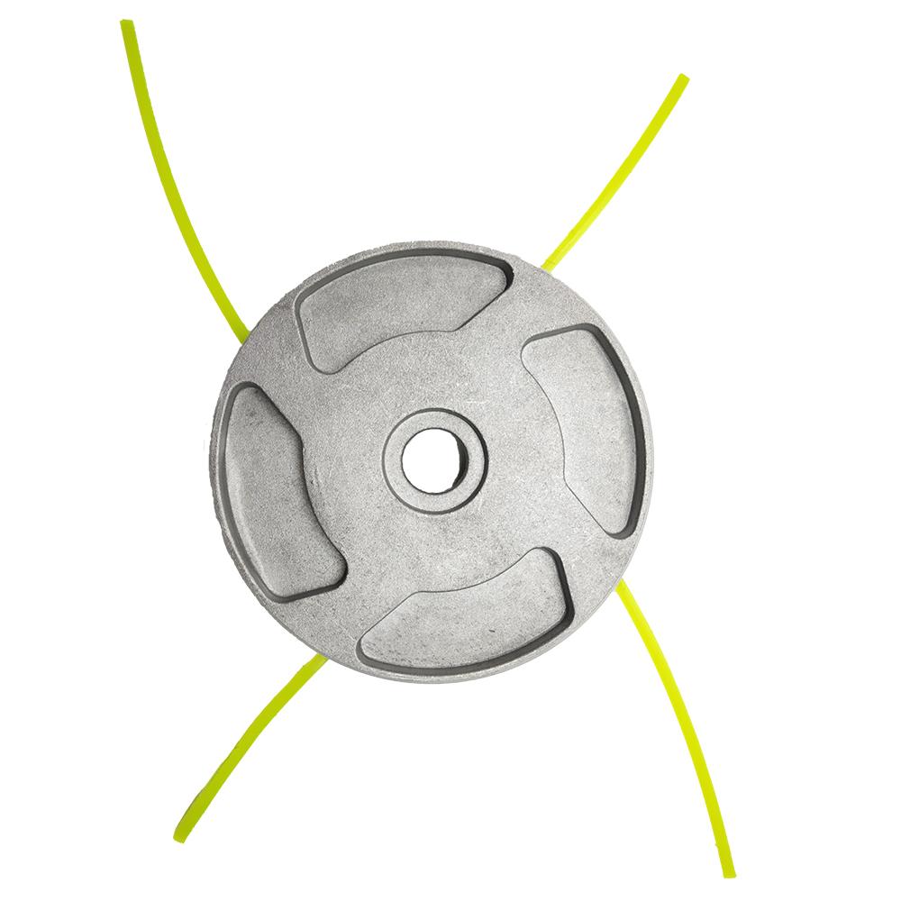 Universeller Aluminium-Rasentrimmerkopf für Rasenmäher Freischneiderkopf Gewinde Nylon-Gras-Schneidfadenkopf Garten-Gras-Kopf